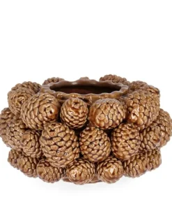 Bizzotto Vasi>VASO PIGNA MARRONE H15