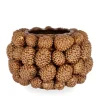 Bizzotto Vasi>VASO PIGNA MARRONE H22,5