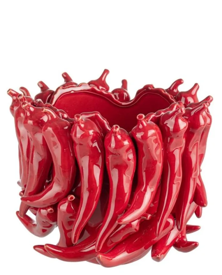 Bizzotto Vasi>VASO SPICY ROSSO H20,5