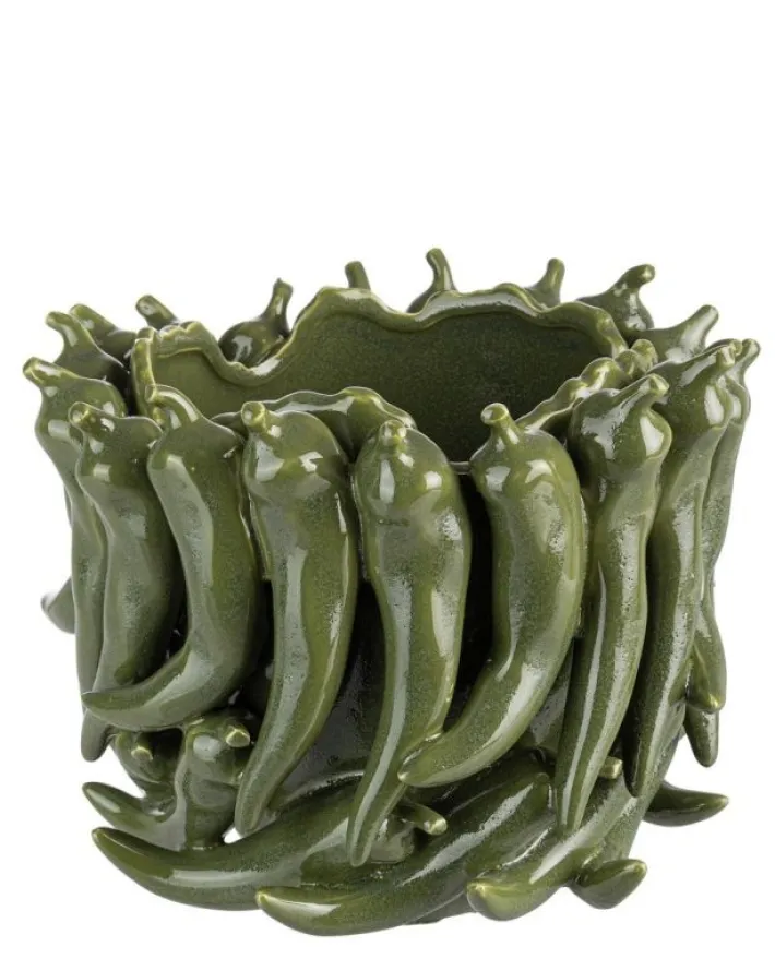 Bizzotto Vasi>VASO SPICY VERDE H20,5