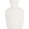 Bizzotto Vasi>VASO STRIPED BIANCO H47