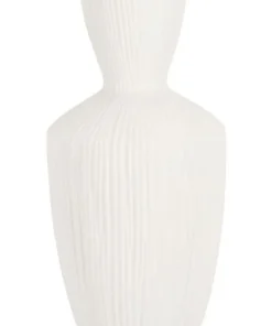 Bizzotto Vasi>VASO STRIPED BIANCO H47