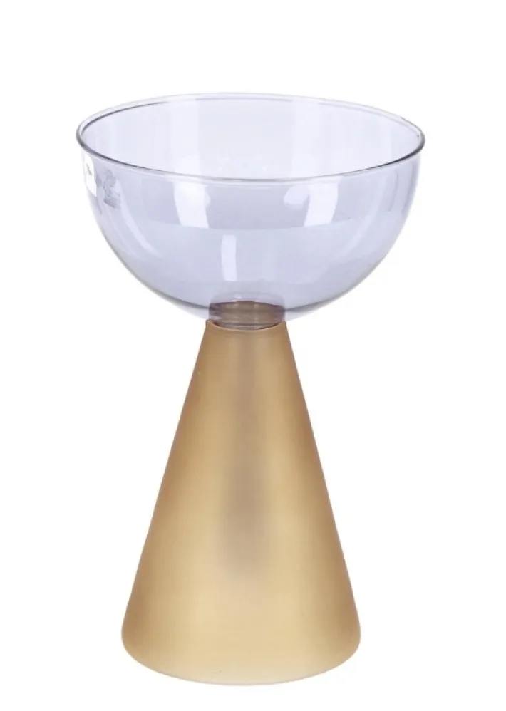 Bizzotto Vasi>VASO TEMPEL VT BLU ARANCIO H20,5