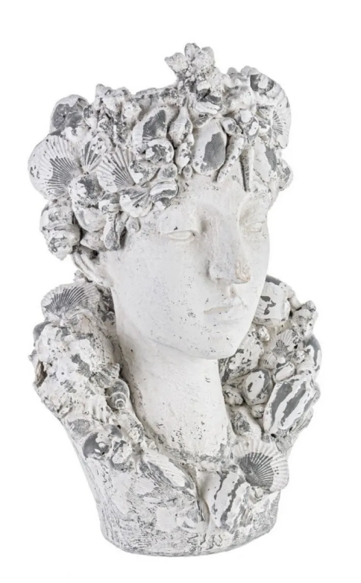 Bizzotto Vasi E Coprivasi>VASO TESTA DIVINITA' MAGNESIA H50