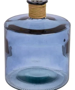 Bizzotto Vasi>VASO VT ROTANG BLU COBALTO H27,5