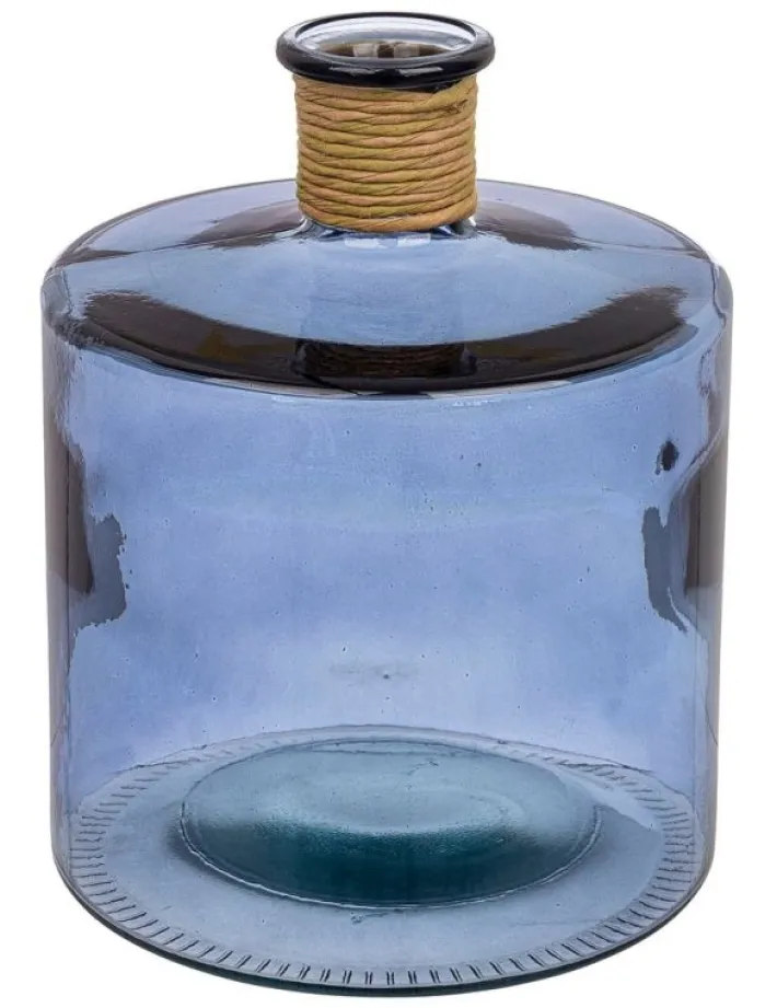 Bizzotto Vasi>VASO VT ROTANG BLU COBALTO H27,5