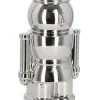 Bizzotto Vasi E Portacandele Natalizi>VASO WALKER SOLDATINO ARGENTO H28