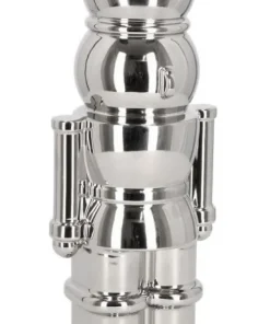 Bizzotto Vasi E Portacandele Natalizi>VASO WALKER SOLDATINO ARGENTO H28