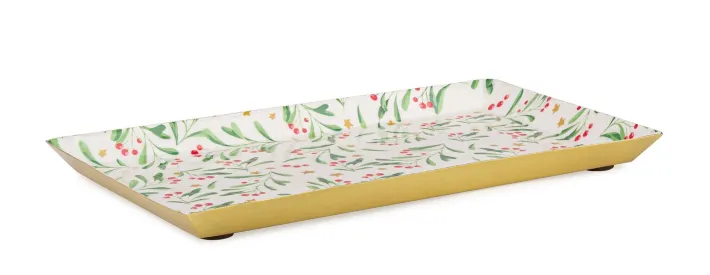 Bizzotto Decorazione Tavola>VASSOIO DECOR SYLVAN RET AGRIFOG 29,5X17
