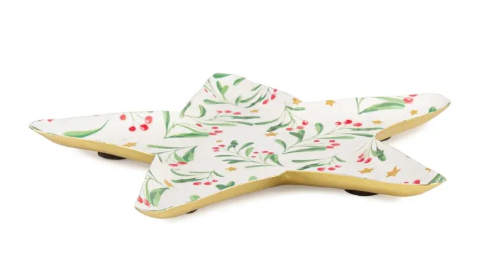 Bizzotto Decorazione Tavola>VASSOIO DECOR SYLVAN ST AGRIFOGLIO 23X23