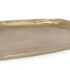 Bizzotto Coprivasi>VASSOIO DECORATIVO CHISEL ORO 30X28