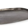 Bizzotto Coprivasi>VASSOIO DECORATIVO CHISEL ANTRACIT 30X28