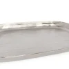 Bizzotto Coprivasi>VASSOIO DECORATIVO CHISEL ARGENTO 30X28