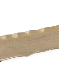 Bizzotto Coprivasi>VASSOIO DECORATIVO CLAMP ORO 40X13,5