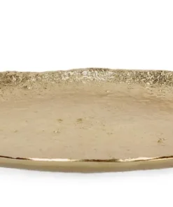 Bizzotto Vassoi E Centro Tavola>VASSOIO DECORATIVO INDHUR TO ORO D28