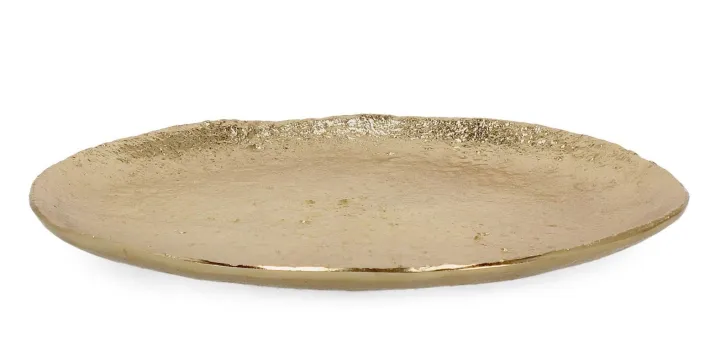 Bizzotto Vassoi E Centro Tavola>VASSOIO DECORATIVO INDHUR TO ORO D28