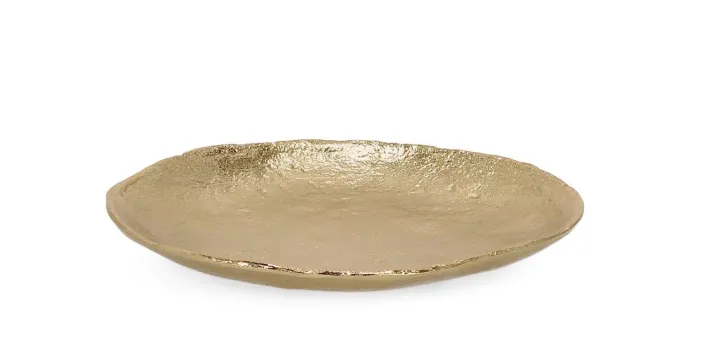 Bizzotto Vassoi E Centro Tavola>VASSOIO DECORATIVO INDHUR TO ORO D22