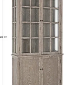 Bizzotto Vetrine>VETRINA IN LEGNO 4 ANTE - COLUMBIA