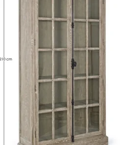 Bizzotto Vetrine>VETRINA IN LEGNO 2 ANTE - COLUMBIA