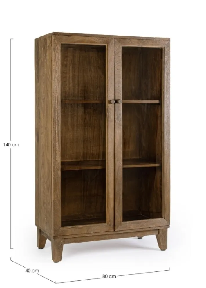 Bizzotto Vetrine>VETRINA IN LEGNO H140 - REMINGTON